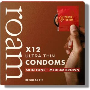 Roam Medium Brown Ultra Thin Skin Tone Condoms - 36 Pack Roam Medium Brown Ultra Thin Skin Tone Condoms - 36 Pack