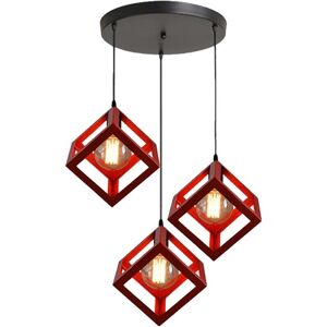 AXHUP Cube Pendant Light - Vintage Industrial Ceiling Lamp for Kitchen Hallway Living Room AXHUP Cube Pendant Light - Vintage Industrial Ceiling Lamp for Kitchen Hallway Living Room