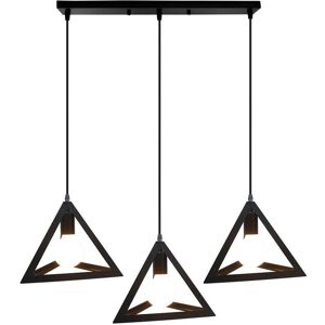 AXHUP Lampada Sospensione - Design Geometrico con Ellisse, Cubo, Triangolo - Illuminazione Interna AXHUP Lampada Sospensione - Design Geometrico con Ellisse, Cubo, Triangolo - Illuminazione Interna