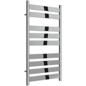 Reina - Carpi Flat Panel Towel Rail - 950x500mm - Chrome Reina - Carpi Flat Panel Towel Rail - 950x500mm - Chrome