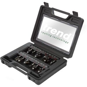 Trend SS8X1/4TC 12-Piece Router Cutter Set - Black/White Trend SS8X1/4TC 12-Piece Router Cutter Set - Black/White