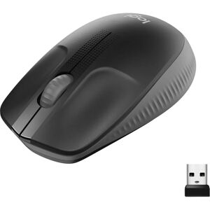 Logitech M190 Charcoal Trådløs Mus - Kontor Ambidextrous - 1000 DPI Logitech M190 Charcoal Trådløs Mus - Kontor Ambidextrous - 1000 DPI