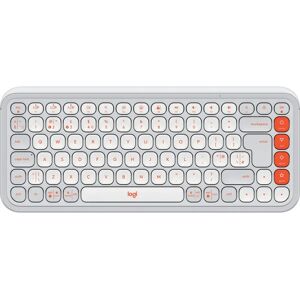 Logitech POP Icon Keys Wireless Bluetooth Keyboard Orange - Keyboard Logitech POP Icon Keys Wireless Bluetooth Keyboard Orange - Keyboard