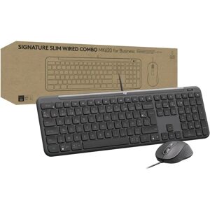 Set Tastiera Mouse Logitech MK620 - AZERTY - Grafite Set Tastiera Mouse Logitech MK620 - AZERTY - Grafite