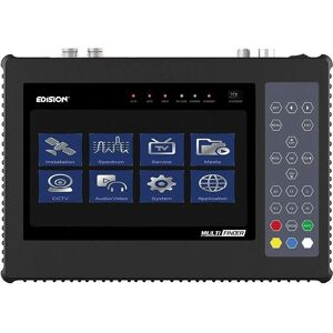Edision Multi-Finder - DVB-S/C/T2 - H.265/HEVC - Meter & CCTV Testapparaat Edision Multi-Finder - DVB-S/C/T2 - H.265/HEVC - Meter & CCTV Testapparaat