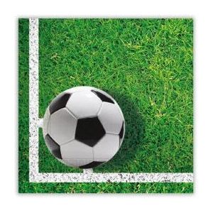 Serviettes en Papier Football Vert Procos 86869 - Serviettes - Publicité Serviettes en Papier Football Vert Procos 86869 - Serviettes - Publicité