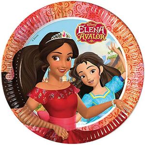 Procos Elena Di Avalor 8 Assiettes - Publicité Procos Elena Di Avalor 8 Assiettes - Publicité