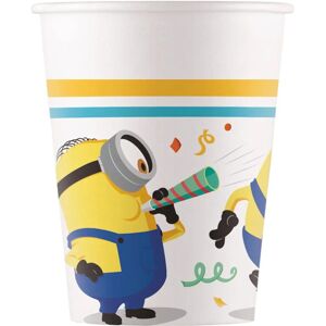 Gobelets en papier Minions Jadeo - 200ml - Fournitures de fête - Publicité Gobelets en papier Minions Jadeo - 200ml - Fournitures de fête - Publicité