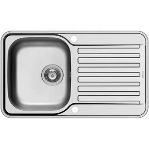 PYRAMIS Edelstahlspüle Küchenspüle, beidseitig, silber - Einbauspüle PYRAMIS Edelstahlspüle Küchenspüle, beidseitig, silber - Einbauspüle