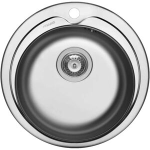 PYRAMIS Évier de Cuisine en Acier Inoxydable Kiba - Ronde, 48.5cm - Publicité PYRAMIS Évier de Cuisine en Acier Inoxydable Kiba - Ronde, 48.5cm - Publicité
