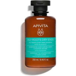 Apivita Nettle Propolis Hair Shampoo - Balances Oily Roots & Dry Ends Apivita Nettle Propolis Hair Shampoo - Balances Oily Roots & Dry Ends