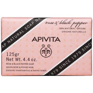 Jabón Natural de Rosa y Pimienta Negra de Apivita - Jabon Jabón Natural de Rosa y Pimienta Negra de Apivita - Jabon
