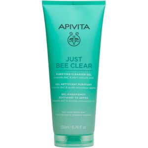 Apivita Just Bee Clear Purifying Cleanser Gel - Suitable for Oily, Acne-Prone Skin - 200ml Apivita Just Bee Clear Purifying Cleanser Gel - Suitable for Oily, Acne-Prone Skin - 200ml