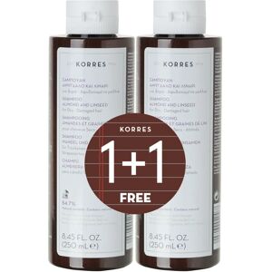 Korres Shampoo Amande & Linseed Duo - Shampoo Korres Shampoo Amande & Linseed Duo - Shampoo