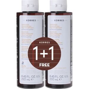 Korres Sunflower & Mountain Tea Shampoo Duo - Hair Protect & Moisture Korres Sunflower & Mountain Tea Shampoo Duo - Hair Protect & Moisture