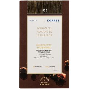 Korres Arganolje Avansert Farge - Mørk Aske Blond - Hårfarge Korres Arganolje Avansert Farge - Mørk Aske Blond - Hårfarge