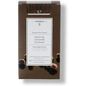Korres Arganolie Geavanceerde Haarverf - 5.7 Chocolade - Haarverf Korres Arganolie Geavanceerde Haarverf - 5.7 Chocolade - Haarverf
