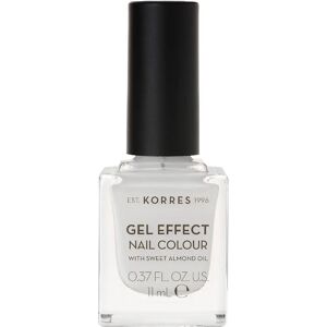 Korres Esmalte de Unhas Branco com Efeito Gel - Esmalte Korres Esmalte de Unhas Branco com Efeito Gel - Esmalte