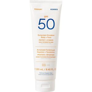 KORRES Yoghurt Emulsion SPF50 - Hydrating Sunscreen Face Body KORRES Yoghurt Emulsion SPF50 - Hydrating Sunscreen Face Body
