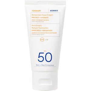 Korres Yoghurt Face Sunscreen SPF50 - Face SPF - Face The Future Korres Yoghurt Face Sunscreen SPF50 - Face SPF - Face The Future