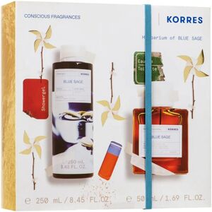 Korres Blue Sage Gift Set - Eau de Toilette 50ml & Shower Gel 250ml Korres Blue Sage Gift Set - Eau de Toilette 50ml & Shower Gel 250ml