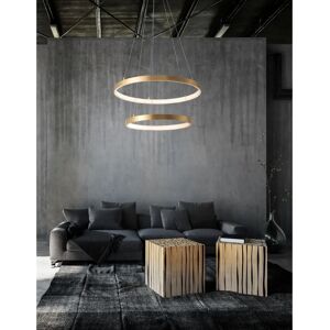 NOVA LUCE Leon Plafond - Suspension LED Réglable - Or - Publicité NOVA LUCE Leon Plafond - Suspension LED Réglable - Or - Publicité