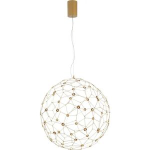 Suspension sphérique dorée Nova Luce 60cm - Lampe suspendue - Publicité Suspension sphérique dorée Nova Luce 60cm - Lampe suspendue - Publicité