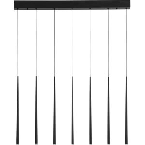 NOVA LUCE Giono Suspension - 7 LED - Noir - 230cm - Plafonnier - Publicité NOVA LUCE Giono Suspension - 7 LED - Noir - 230cm - Plafonnier - Publicité