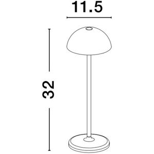 NOVA LUCE Rose Outdoor Portable Lamp White Aluminium LED 1W 207Lm 3000K DC IP54 Switched - Lampe portable extérieure - Publicité NOVA LUCE Rose Outdoor Portable Lamp White Aluminium LED 1W 207Lm 3000K DC IP54 Switched - Lampe portable extérieure - Publicité