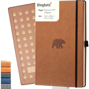 Dingbats* Notebooks Ltd A4 Ours Brun à Pois - Cahier - Publicité Dingbats* Notebooks Ltd A4 Ours Brun à Pois - Cahier - Publicité