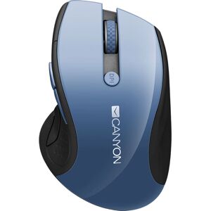 Souris sans fil Canyon - 1600 DPI, Droite, LED bleue Souris sans fil Canyon - 1600 DPI, Droite, LED bleue