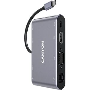 Stație docking Canyon 8-in-1 USB-C Gri Stație docking Canyon 8-in-1 USB-C Gri