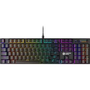 Canyon - Cometstrike GK-55 - Musta - Kaapeliyhteys - Keyboard Canyon - Cometstrike GK-55 - Musta - Kaapeliyhteys - Keyboard