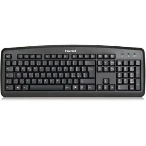 Clavier USB Hamlet XKKITA2 Noir - Italien, Touch Doux - Publicité Clavier USB Hamlet XKKITA2 Noir - Italien, Touch Doux - Publicité