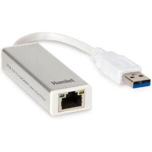 Carte Réseau Hamlet HNU3GIGA - USB 3.0 Ethernet - 1000 Mbit/s Carte Réseau Hamlet HNU3GIGA - USB 3.0 Ethernet - 1000 Mbit/s
