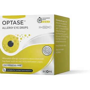 Optase Allergy Eye Drops 20 x 0.5ml - Eye Drops Optase Allergy Eye Drops 20 x 0.5ml - Eye Drops