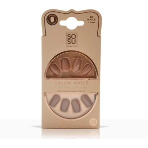 SOSU Cosmetics Salon Nails Faux Ongles - Mocha Latte SOSU Cosmetics Salon Nails Faux Ongles - Mocha Latte
