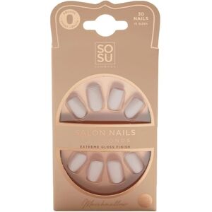 Ongles artificiels SOSU Cosmetics - Marshmallow - Carré - 30 pcs Ongles artificiels SOSU Cosmetics - Marshmallow - Carré - 30 pcs