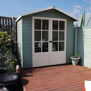 Shire Lumley Summerhouse - 7x5ft Garden Summerhouse - Wooden Garden Room Shire Lumley Summerhouse - 7x5ft Garden Summerhouse - Wooden Garden Room