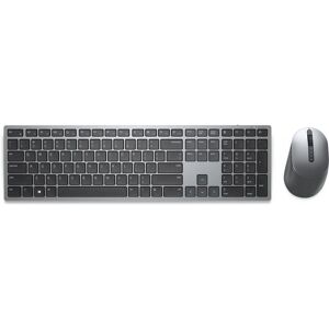 Dell Toetsenbord en Draadloze Muis - Grijs, Bluetooth, QWERTY - Kantoor RF Draadloos Dell Toetsenbord en Draadloze Muis - Grijs, Bluetooth, QWERTY - Kantoor RF Draadloos