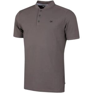 Calvin Klein Mens 2025 Blade Collar Campus Golf Polo Shirt - Slate Calvin Klein Mens 2025 Blade Collar Campus Golf Polo Shirt - Slate