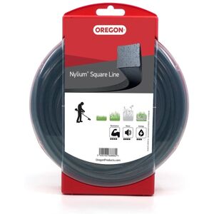 Oregon - Square Nylium Trimmer Line - 2.4mm x 245m - Durable Square Profile Oregon - Square Nylium Trimmer Line - 2.4mm x 245m - Durable Square Profile