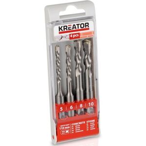 Kreator 5-6-8-10 mm Betondrill-Set - 4 Stück Kreator 5-6-8-10 mm Betondrill-Set - 4 Stück