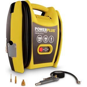 Powerplus POWX1705 Luftkompressor - 8 bar, 1100W, 3m Schlauch Powerplus POWX1705 Luftkompressor - 8 bar, 1100W, 3m Schlauch