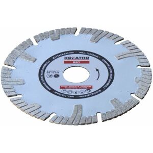 Kreator Diamantscheibe - 22,2mm Bohrung, 230mm Durchmesser - Beton schneiden Kreator Diamantscheibe - 22,2mm Bohrung, 230mm Durchmesser - Beton schneiden