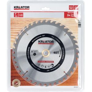 Kreator 254mm 40T Lama Sega Circolare - Alesaggio 30mm Kreator 254mm 40T Lama Sega Circolare - Alesaggio 30mm