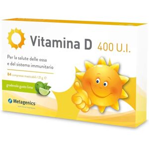 Metagenics Belgio Bvba Vitamina D 400UI - Supporta Immunità & Ossatura - 84 Compresse Masticabili Metagenics Belgio Bvba Vitamina D 400UI - Supporta Immunità & Ossatura - 84 Compresse Masticabili