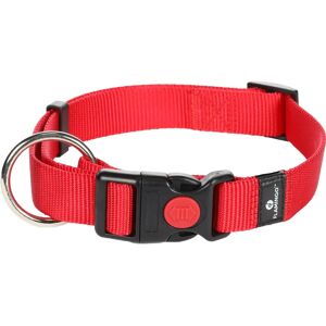 Flamingo Ziggi Nylon Dog Collar - 45/65cm - Red - Dog Collar Flamingo Ziggi Nylon Dog Collar - 45/65cm - Red - Dog Collar
