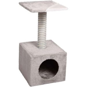 Arbre à Chat Flamingo et Griffoir - Gris - 30x30x61 cm - Publicité Arbre à Chat Flamingo et Griffoir - Gris - 30x30x61 cm - Publicité