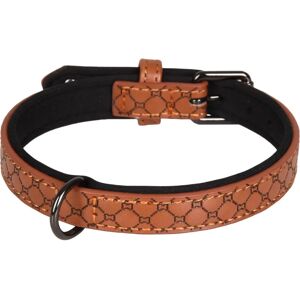 Flamingo Leren Hondenhalsband - Verstelbaar, Duurzaam Flamingo Leren Hondenhalsband - Verstelbaar, Duurzaam